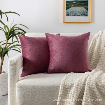 chenille throw pillow cover